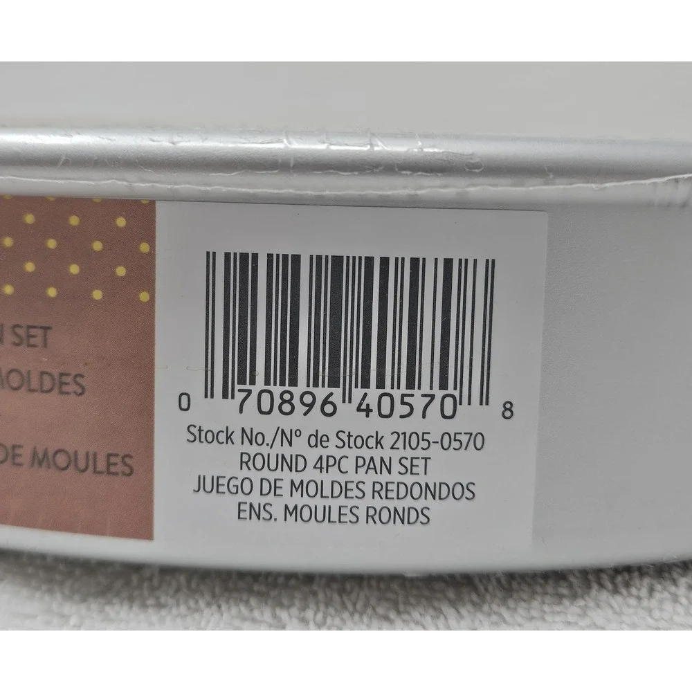 Wilton Performance Pans Aluminum 4-pc Round Cake Pan Set 6